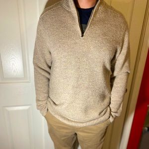 Pendelton 100% washable wool half zip